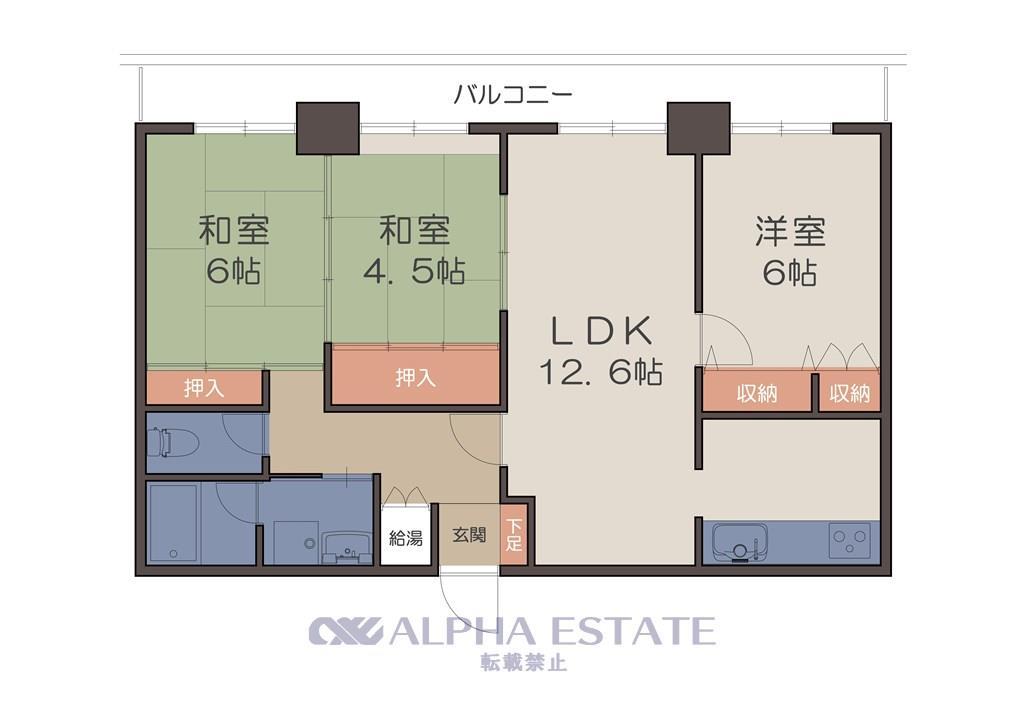 【ストークマンション鹿児島の間取り】