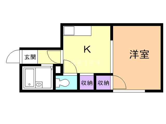 人見ハイツの間取り