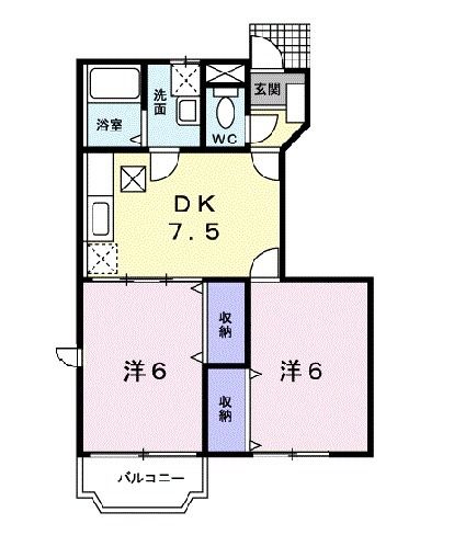 サンノーハイツの間取り