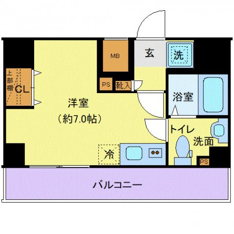 クレヴィスタ大井町の間取り