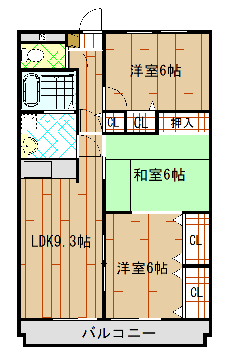 アンフィニボヌールの間取り