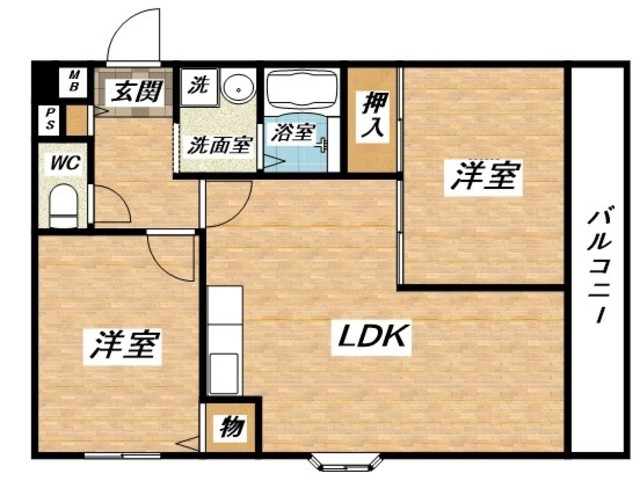 グランドール南栄の間取り