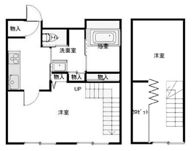 熊谷市河原町のマンションの間取り