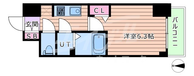 ファステート大阪EASTパーレスの間取り