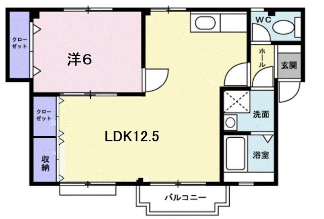 ウィルコートハタの間取り