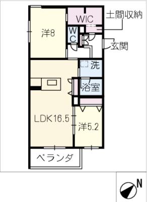 アーシャ太閤の間取り