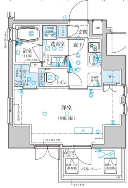 ベルシード門前仲町の間取り