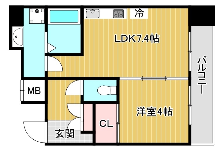 光町ParkFrontBLDの間取り