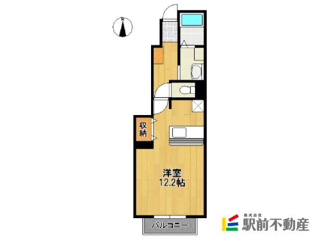 鳥栖市平田町のアパートの間取り