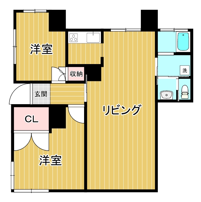 リヴェール多摩センターの間取り