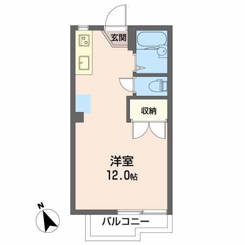 津市一身田平野のアパートの間取り