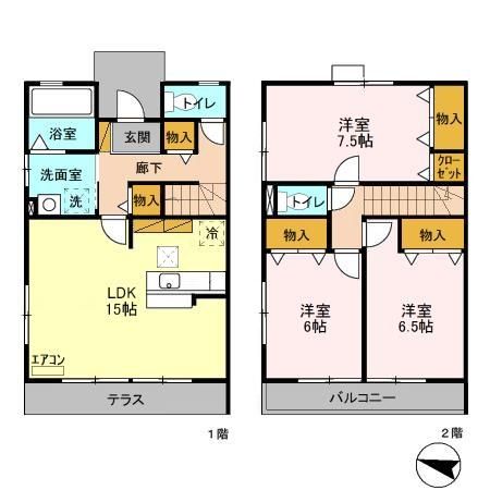 アルファタウン天王台の間取り