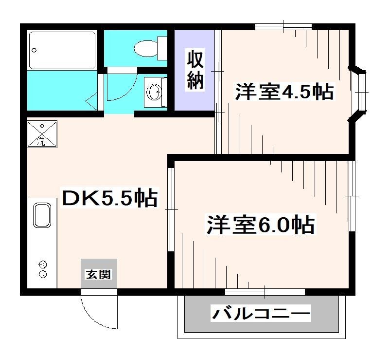 【国分寺市東元町のマンションの間取り】