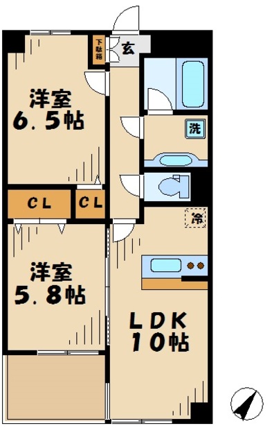 ブリランテの間取り