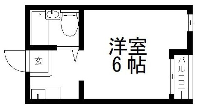 東大阪市中小阪のマンションの間取り