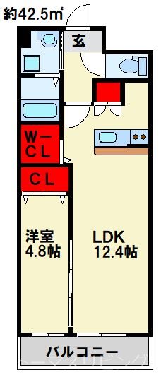 MDI Vista mare門司駅前（地番）の間取り