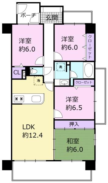 サーパス堀川町の間取り