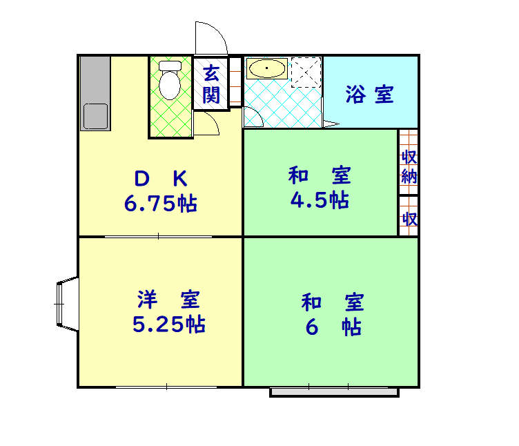 インフォレストの間取り