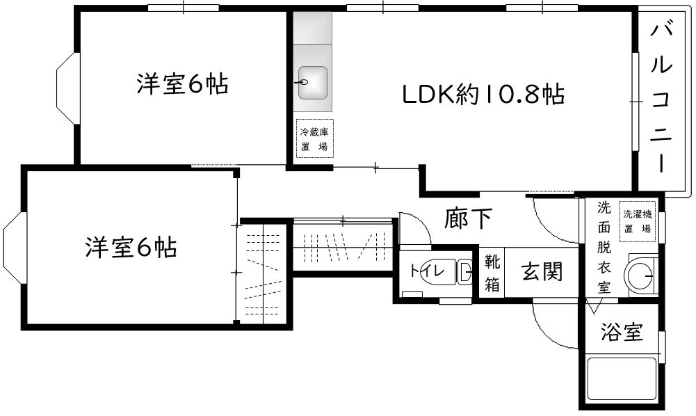 ポートハイムK・Kの間取り