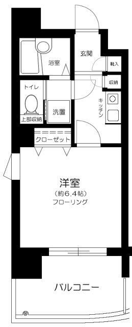 【大田区大森本町のマンションの間取り】