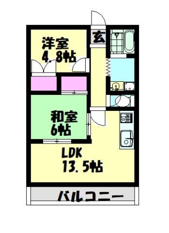 シェリール浜寺の間取り