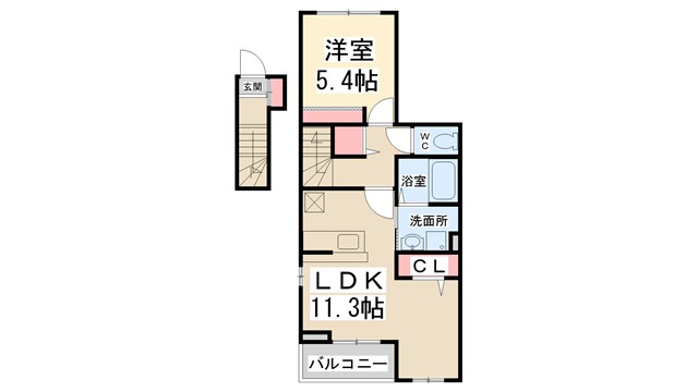 ラ　サクセション宝塚の間取り