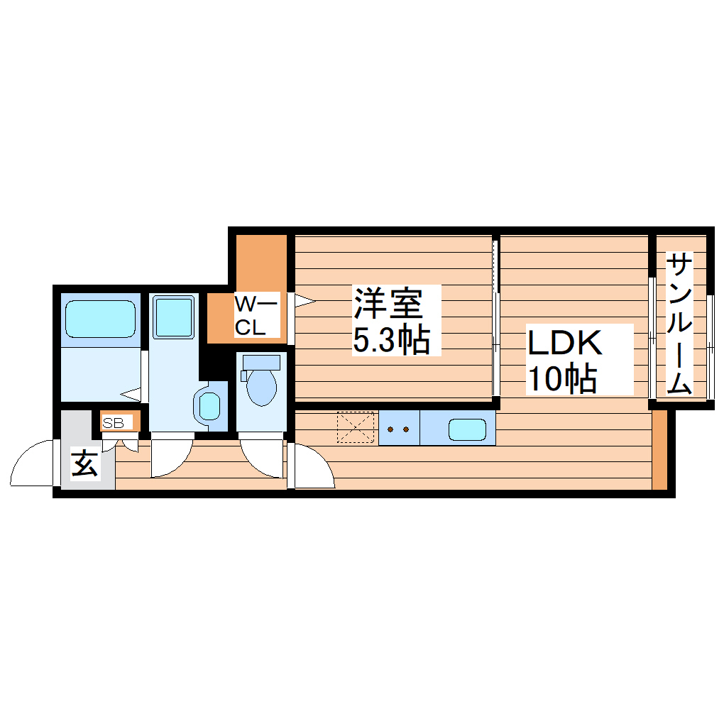 クラール・ブリーゼの間取り