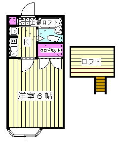 ヒカリハイツの間取り