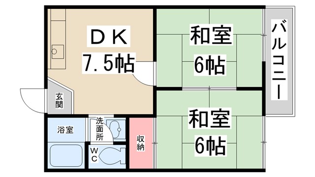 ハイツ295の間取り