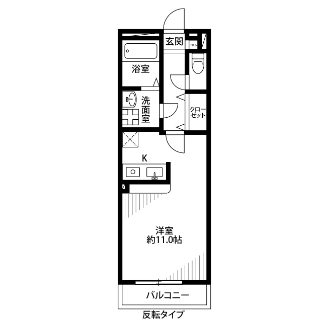 アムール　久々田の間取り