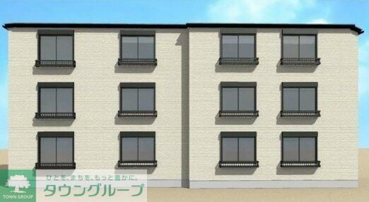 【仮称）夏見３丁目新築住宅の建物外観】