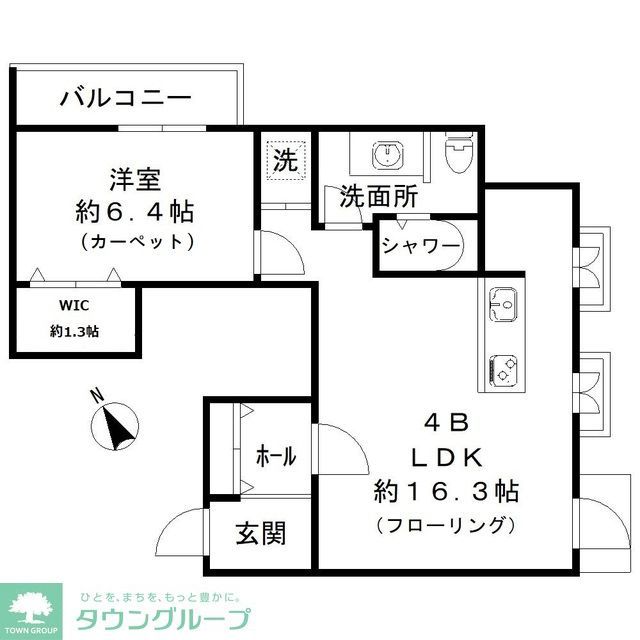 豊島区南長崎のアパートの間取り