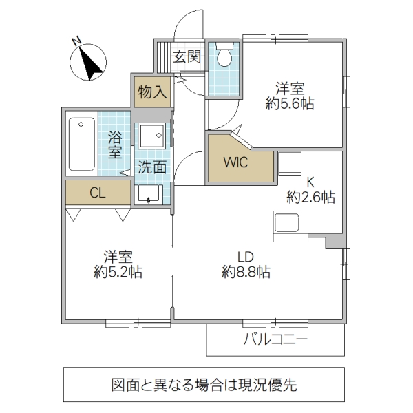 シャルマンFの間取り