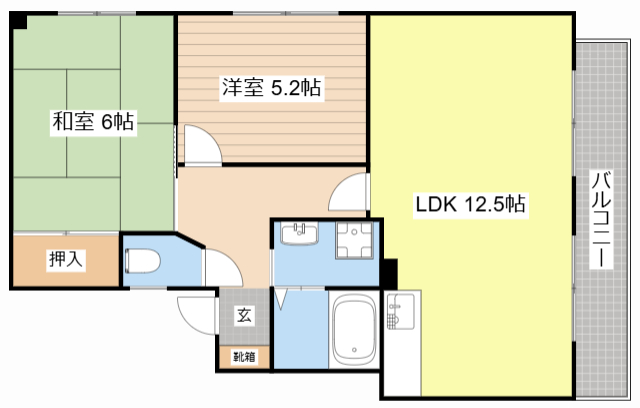 サンシティ北町屋の間取り