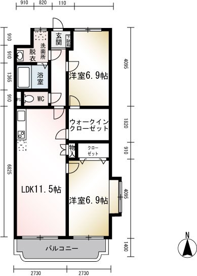 フルパレスIの間取り