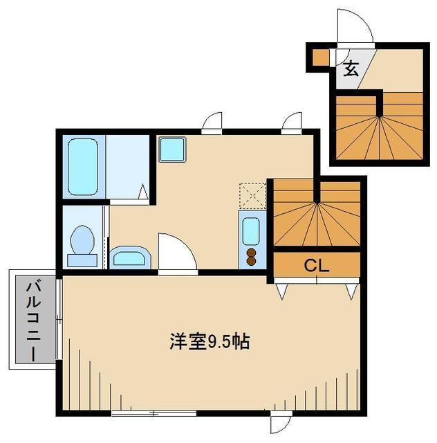 さいたま市西区西大宮のアパートの間取り