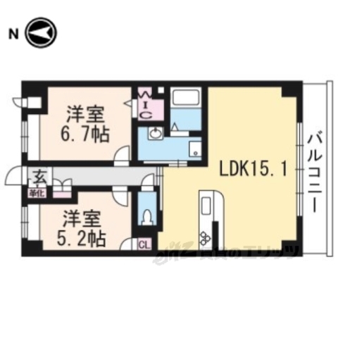 グリーンサム大久保の間取り