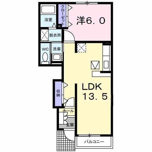 ブライト　ヒル　ハウス　Ａの間取り