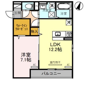 D-room NANKAIの間取り