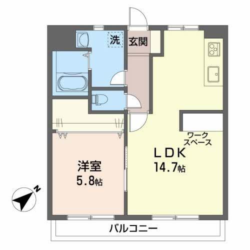 オータムヴィレッジの間取り