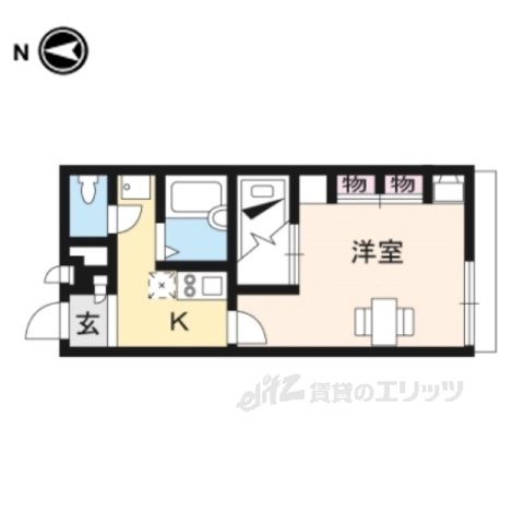 レオパレス法隆寺の間取り