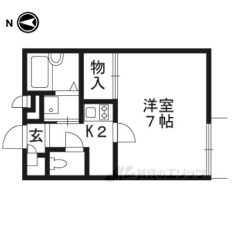 レオパレスＫＳ蔭山の間取り