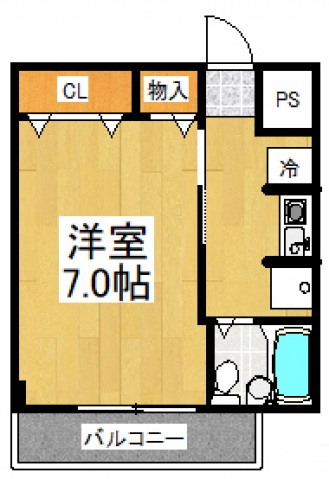 ベルエール調布の間取り