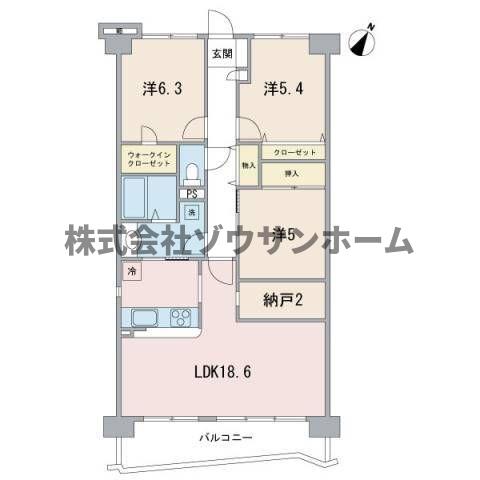 【エクセル八千代緑が丘の間取り】