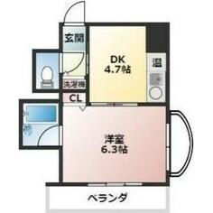 長久手市平池のマンションの間取り