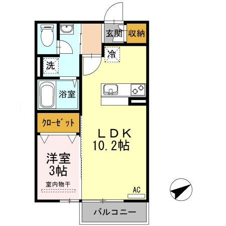 サンライズ豊益 西大浜の間取り