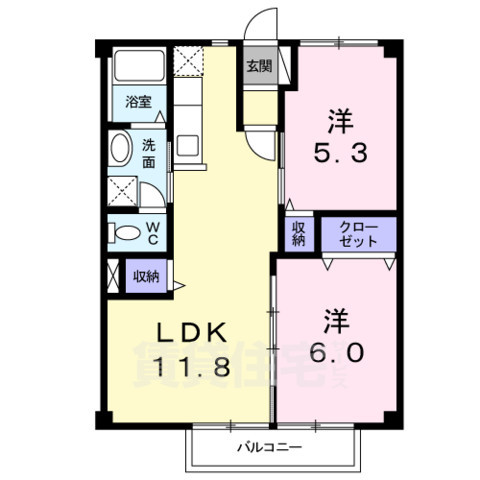 グリーンシャルマンの間取り