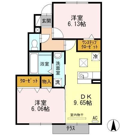 プランドールかがりの間取り