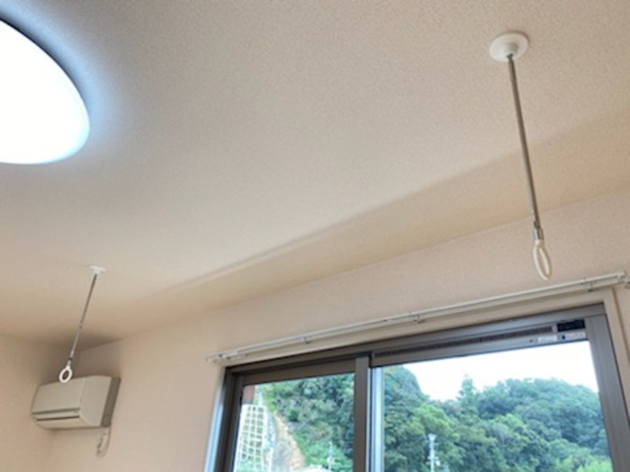 その他設備　室内物干し