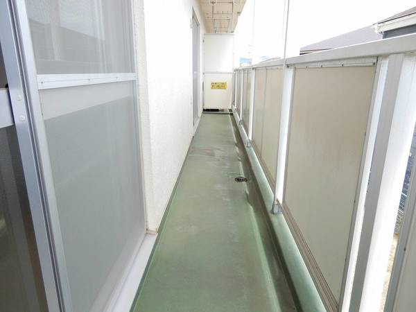 バルコニー　ビレッジハウスの同一物件・同一タイプの間取りの写真です